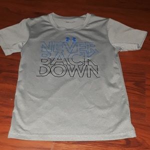 UA heatgear T-shirt size 6 (dri-fit like material)